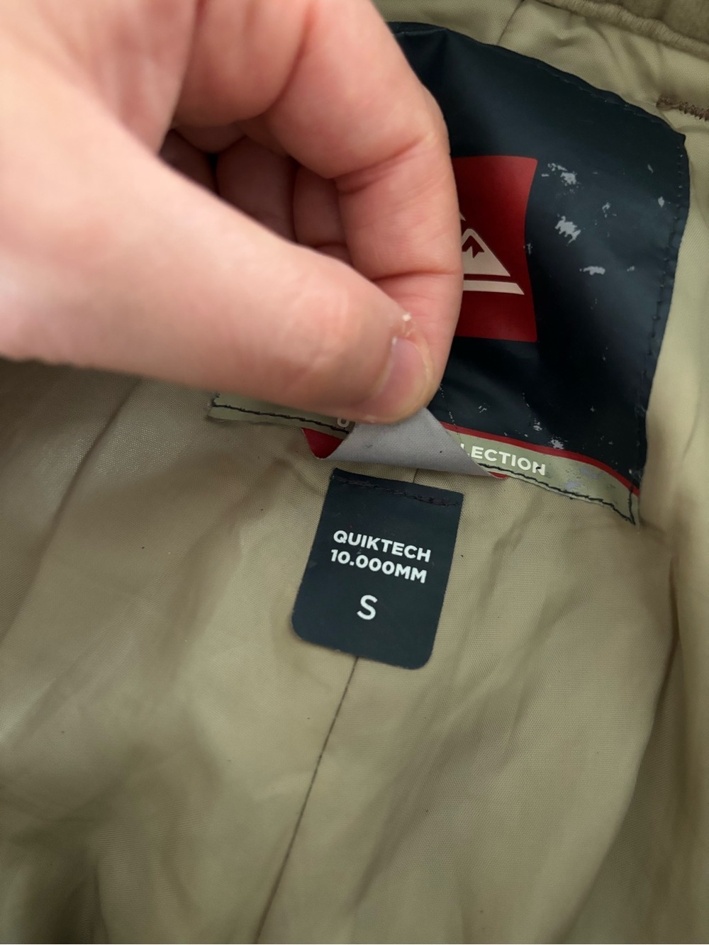 Quiksilver Utility Snow Pants Unisex Brown Ski Snowboard Men Small Winter Hiking - Picture 9 of 12